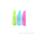 Plastic color clothes pegs